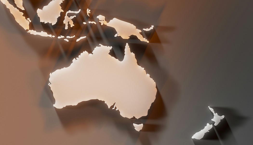 Grafički prikaz Australije na karti