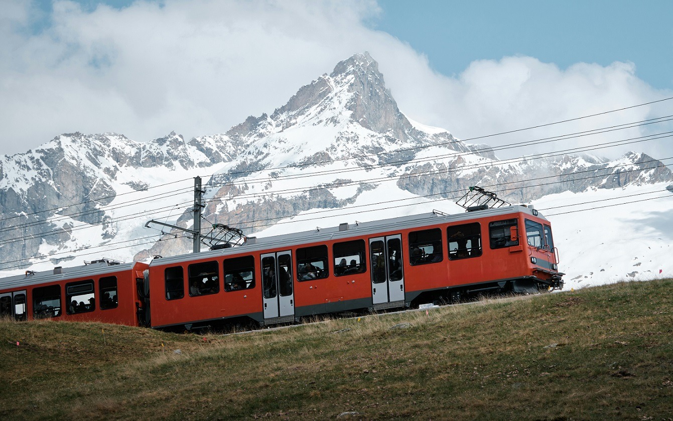 A train in Switzerland